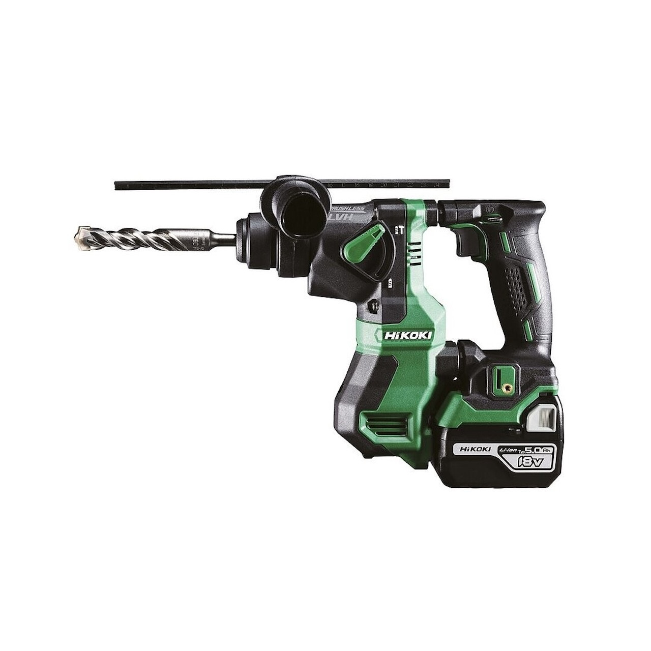 Perforateur SDS + - 18mm Brushless 18V 5Ah Compact Li-ion 1,3J - 2 modes HitCase II