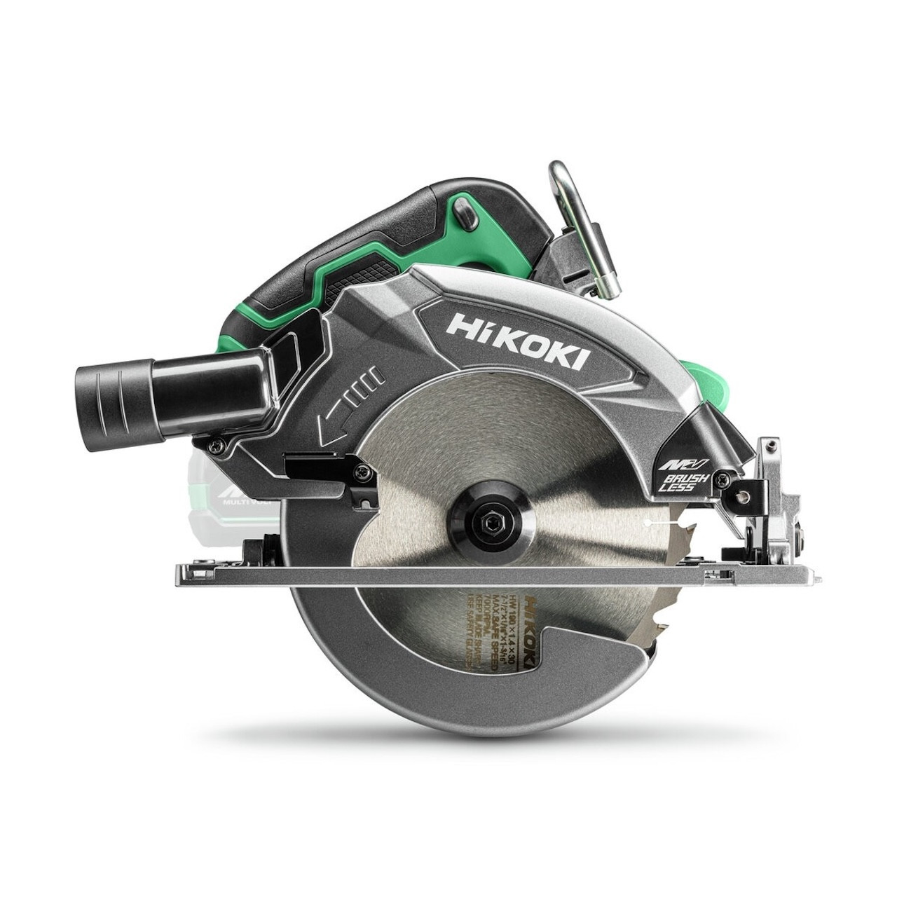 Scie circulaire - Ø190mm capacité 62mm MultiVolt 36V - Brushless sans batterie ni chargeur HitCase