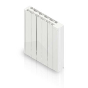 Radiateur électrique à inertie fluide 1000 W HJM Alanis horizontal blanc