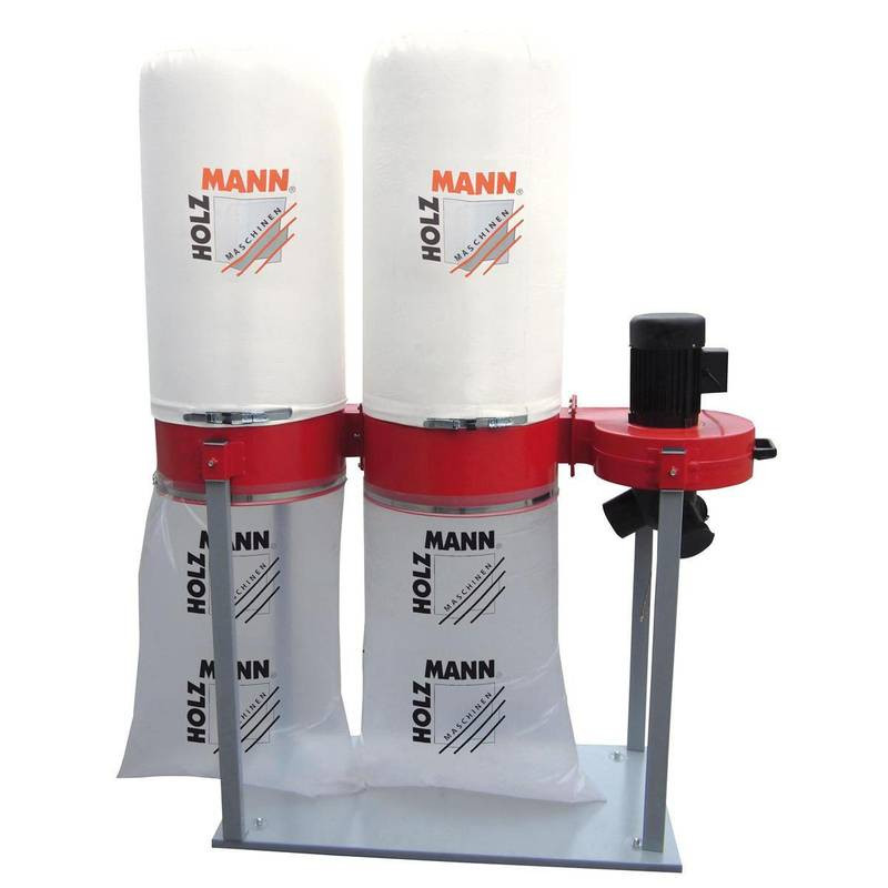 Aspirateur à copeaux de bois 2 x 307 L - 400 V - 2200 W