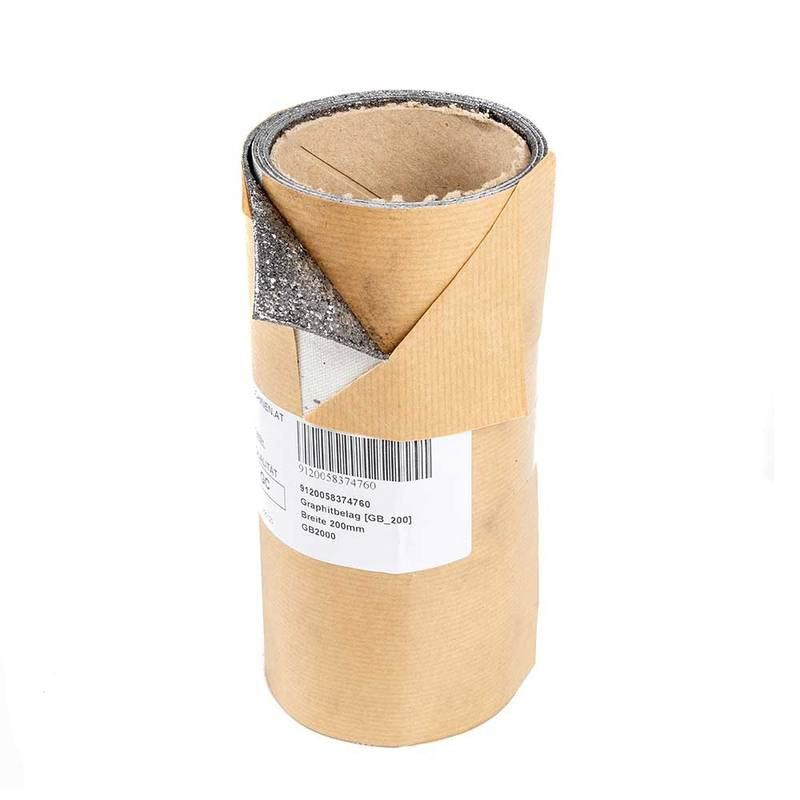 Bande de graphite /l. 200mm, rouleau 1m