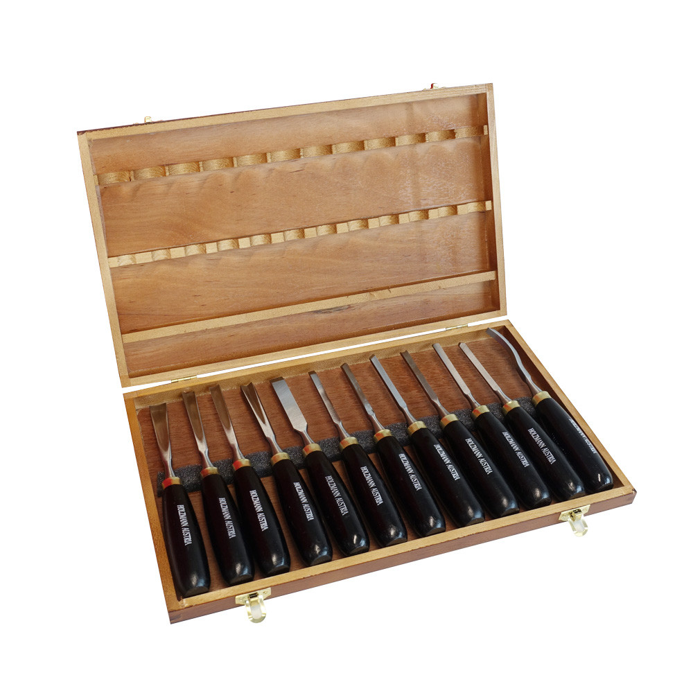 Coffret 12 pièces de gouges sculpture