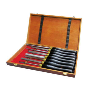 Coffret de 8 gouges de tournage - L. 470 mm