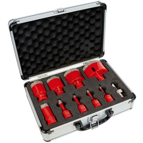 Coffret de couronnes diamantées DTBKS6-68 - 10 pièces - mandrin M14