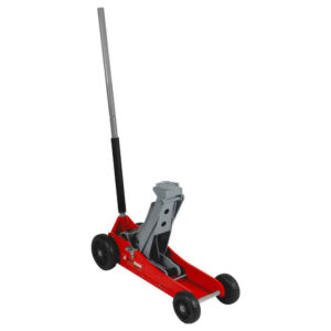 Cric hydraulique tout-terrain de 3T - barre de levage de 1150mm - rouge