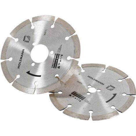 Jeu de 2 disques diamant pour scie circulaire - Ø 125 mm - alésage 22,23 mm