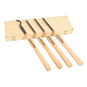 Jeu de burins H4TLGM - pointes carbure remplaçables - longueur 506 mm