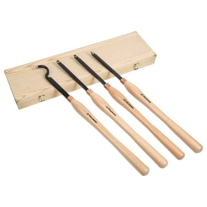 Jeu de burins H4TLGXL - pointes carbure remplaçables - longueur 602 mm