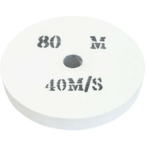 Meule abrasive pour touret - 250 x 32 x 32 mm - grain 80