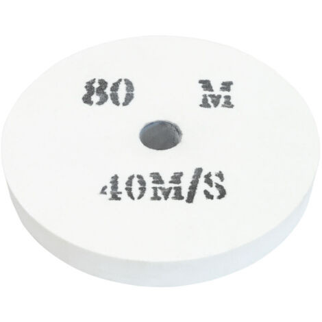 Meule abrasive pour touret - 250 x 32 x 32 mm - grain 80