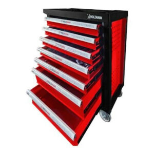 Servante d’atelier avec outils - WW770W - 7 tiroirs - 261 pièces - Chrome-vanadium - Roues freinées