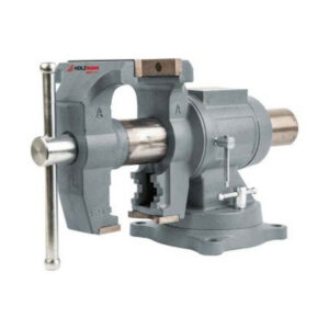 Étau d’établi avec base tournante - WBS125M - 125 mm - Ouverture 125 mm - Fonte - Enclume intégrée