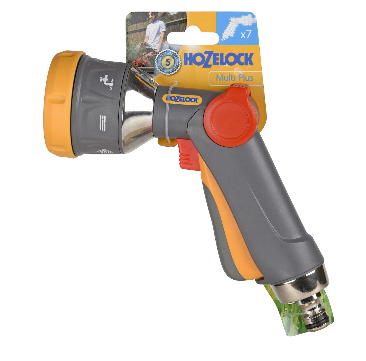 Pistolet d’arrosage - Multi Métal Plus - 7 jets avec débit réglable