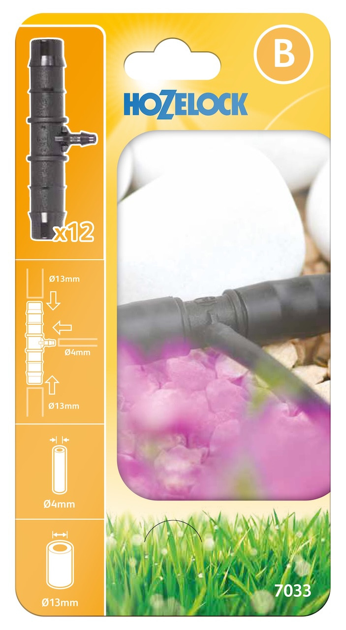 Raccords adaptateurs 13 mm vers 4 mm - lot de 12