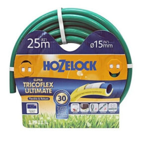 Tuyau d’arrosage multi usage Super Tricoflex Ultimate 19mm - 25m - vert