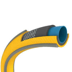 Tuyau d’arrosage Ultraflex anti torsion 40 % PVC recyclé 19 mm 25 m jaune gris