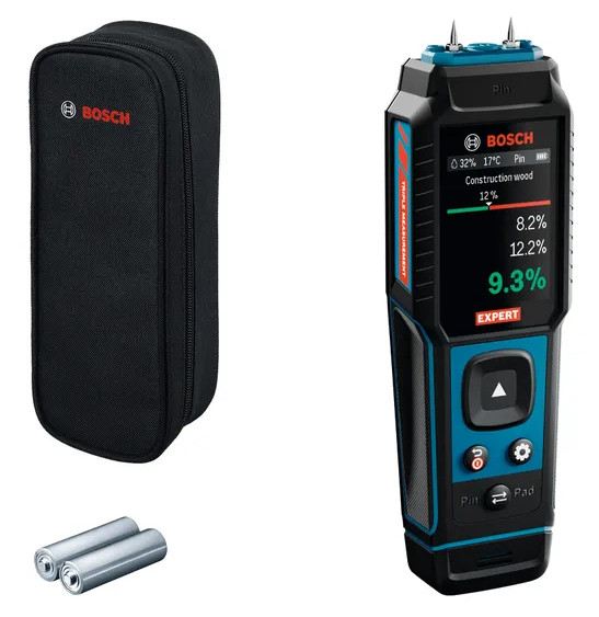 Humidimètre EXMM3-17 + 2 piles 1,5 V LR6 (AA) BOSCH EXPERT 0601078300