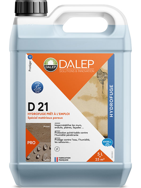 Hydrofuge D 21 prêt à l'emploi bidon de 5 l DALEP 102001803