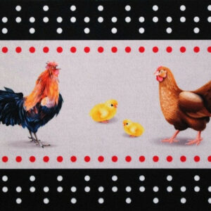 Tapis Cuisine Poule 50X120Cm