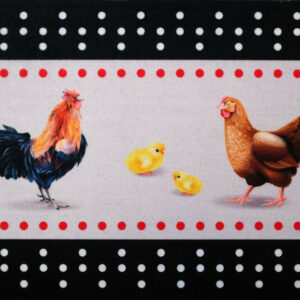 Tapis Cuisine Poule 50X80Cm