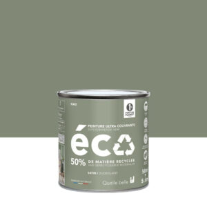 Peinture mur kaki satin ID 0.5L