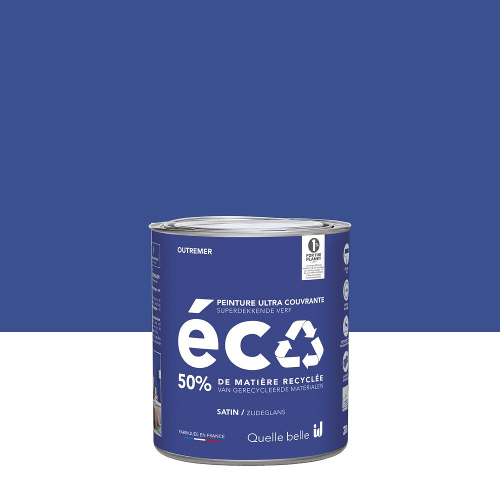 Peinture mur outremer satin ID 2L