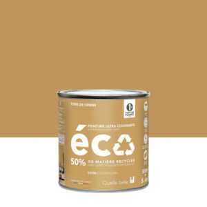 Peinture mur terre de sienne satin ID 0.5L