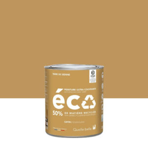 Peinture mur terre de sienne satin ID 2L