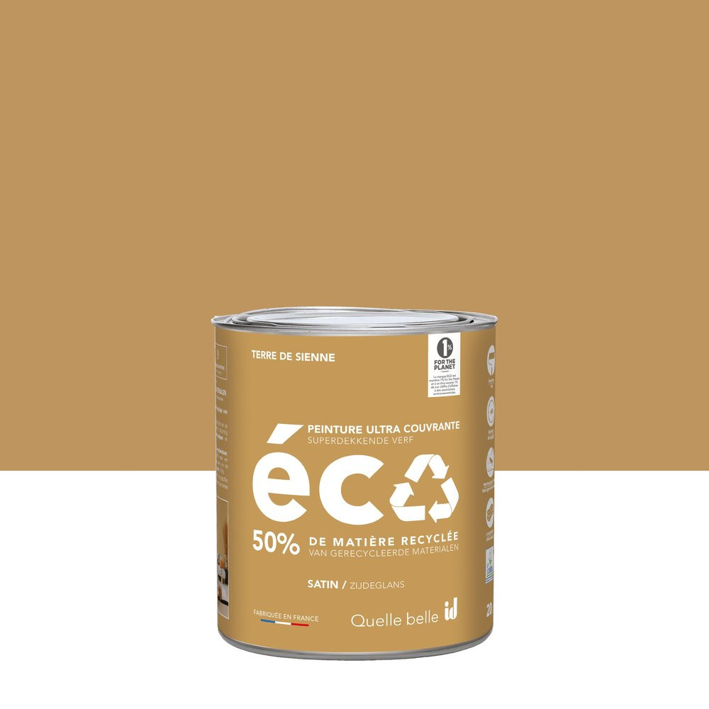 Peinture mur terre de sienne satin ID 2L