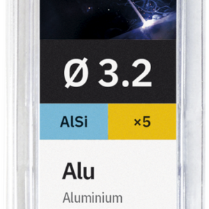 5 électrodes en alu GYS 084803 Ø3,2 - BLISTER