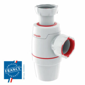 Siphon Wirquin Néo de lavabo, avec joints bi-injectés, sortie Ø40mm - Wirquin - 30722154