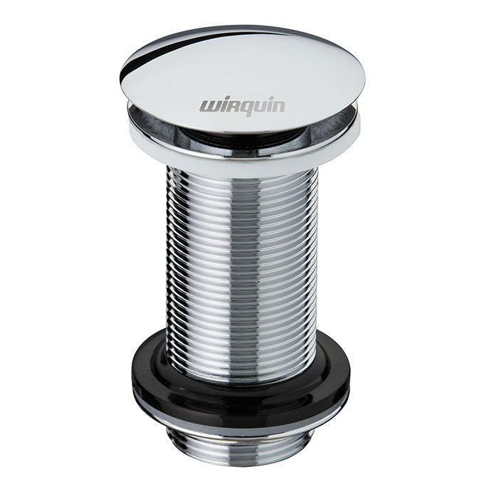 Bonde Wirquin de lavabo, fermeture Quick-Clac, en laiton chromé, H100mm - Wirquin - 30723416