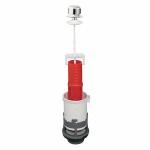 Mécanisme de chasse d'eau simple chasse à tirette chromée MX - Wirquin - 10723590