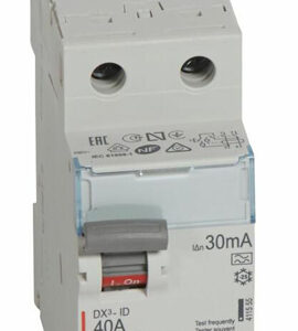 Interrupteur différentiel DX³-ID 2P 230 V 40 A type A 30 mA LEGRAND 411555