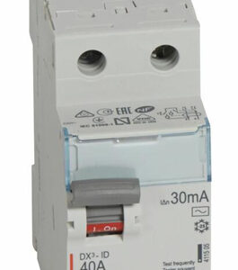 Interrupteur différentiel DX³-ID 2P 230 V 40 A type AC 30 mA LEGRAND 411505