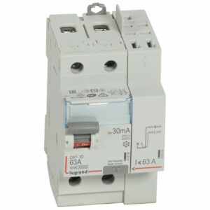 Interrupteur différentiel DX³-ID  2P 230 V 63 A type AC 30 mA LEGRAND 411633