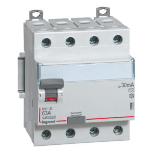 Interrupteur différentiel DX3-ID 4PG 63 A type A 30 mA LEGRAND 411676