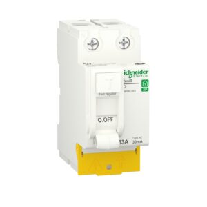 Interrupteur différentiel RESI9 30 mA 2P peignable 63 A Type AC SCHNEIDER ELECTRIC R9PRC263