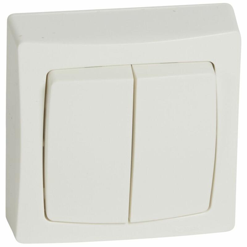 Interrupteur double va-et-vient ASL pour appareillage saillie 250 V LEGRAND 086020