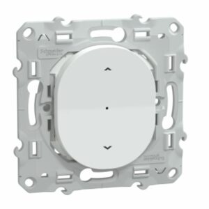 Interrupteur mécanisme OVALIS blanc 4 A zigbee pour volet roulant SCHNEIDER ELECTRIC S320567W