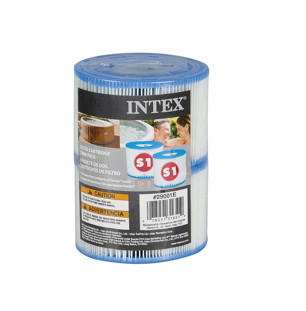 Lot de 2 cartouches de filtration INTEX pour Pure spa