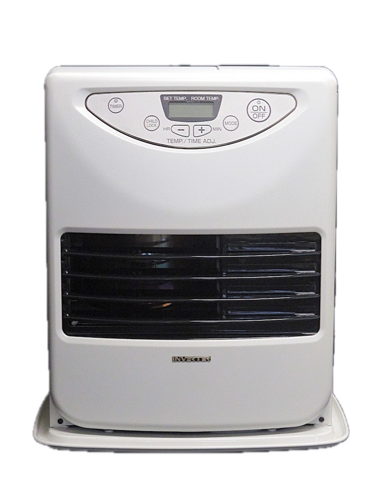 Poêle à pétrole électronique - 3018 blanc - 3000 W - programmable - thermostat - réservoir 5 L