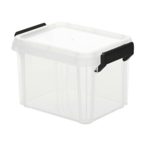 Boîte à clips transparente IRIS OHYAMA, 2L, H.14.5 x l.22.4 x P.22.5 cm