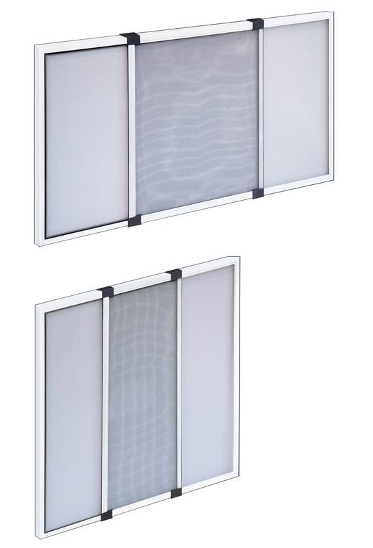 Moustiquaire extensible pour fenêtre - TELESIO 70X50 - BLANC