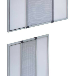 Moustiquaire extensible pour fenêtre - TELESIO 70X50 - GRIS