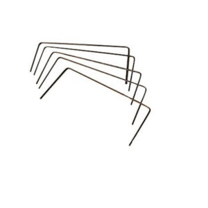 Agrafes de fixation métal - Lot de 20 - 20 x 20 x 20 cm - Fabrication Française - Sans plastique