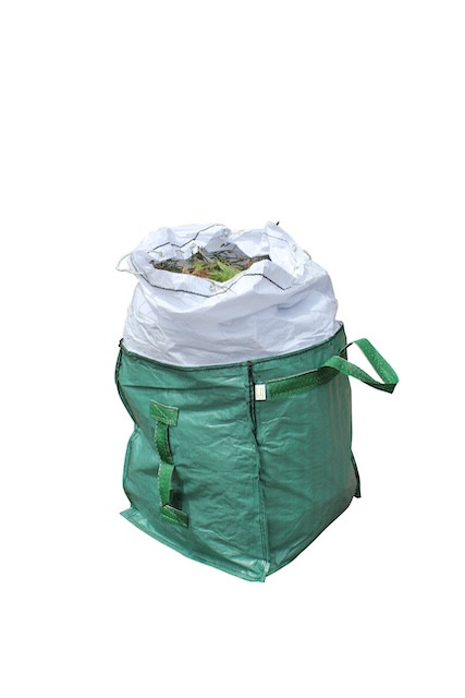 Sac de jardin - 252L - 60x60x70 cm - avec jupe de fermeture