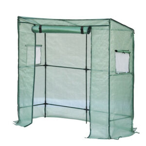 Serre souple à tomates + housse PE 140 gr/m² - L.198 x P.78 x H.200 cm - Made in France