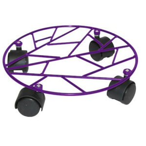 Supports de pots - Trolleys - métal - oxford dia - 25 cm - aubergine