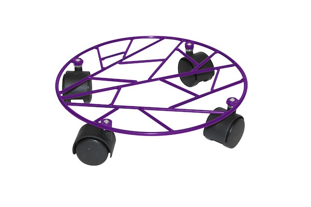 Supports de pots - Trolleys - métal - oxford dia - 25 cm - aubergine